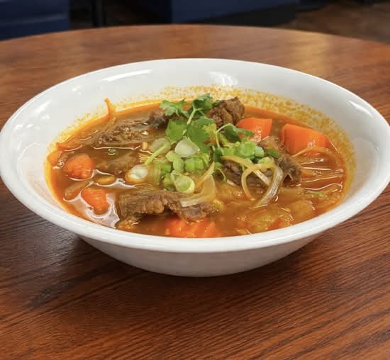 Beef pho noodle soup at Minh's Garden Saskatoon